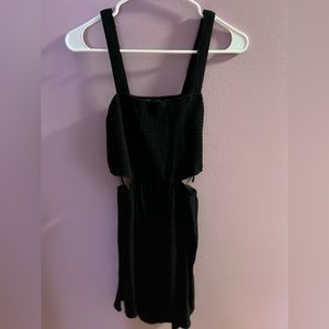 Black Forever 21 side cut-out dress